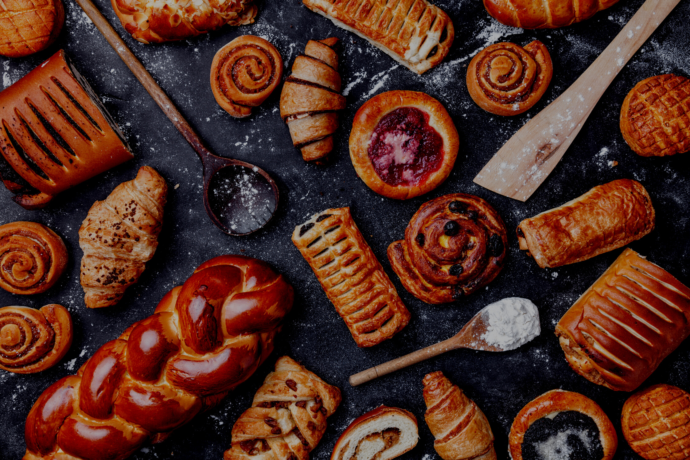 Delicious and Sweet Seasonal Pastry Background